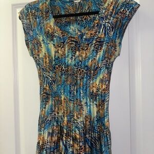 Multicolor Pleated shirt